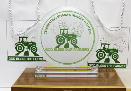 one of the plaques giften to a farmer