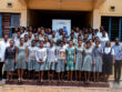 a picture with students and staff of Accra Girls SHS